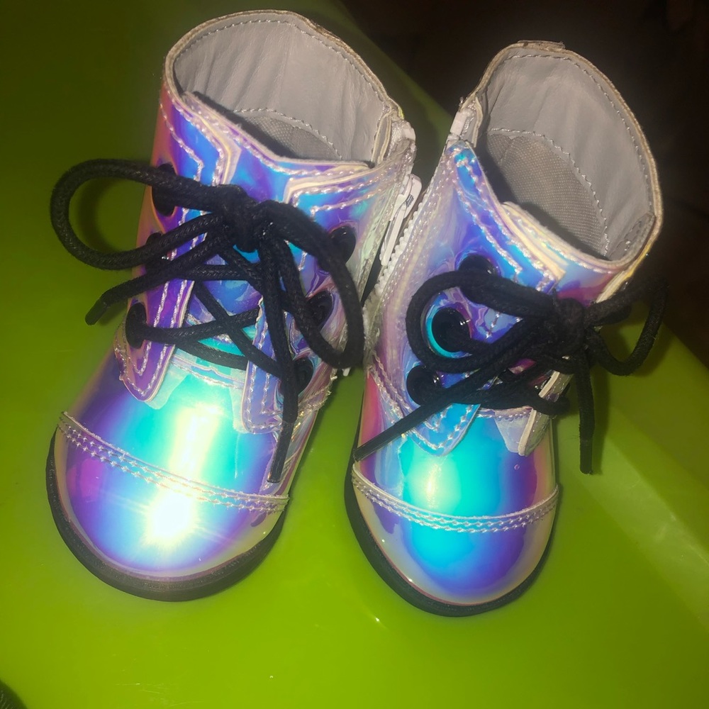 Holographic Combat Boots Infant